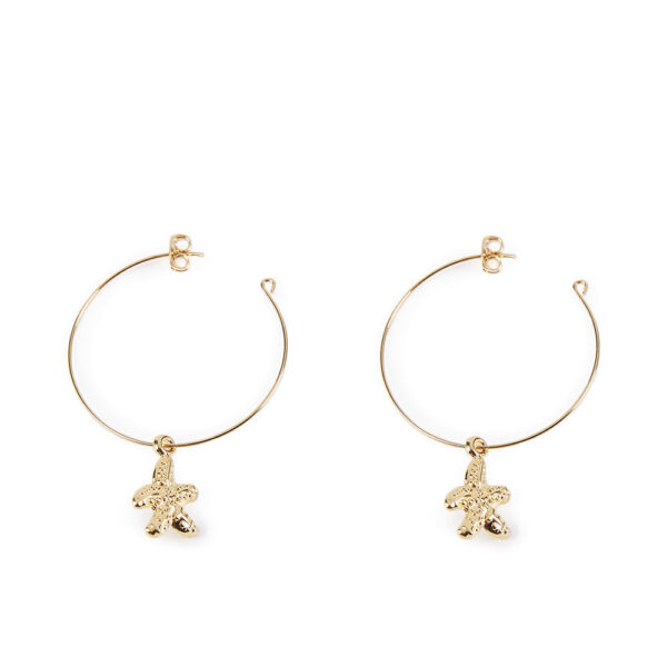 SHABAMA BLANCA earrings #shiny gold 1 u - NVA2000613