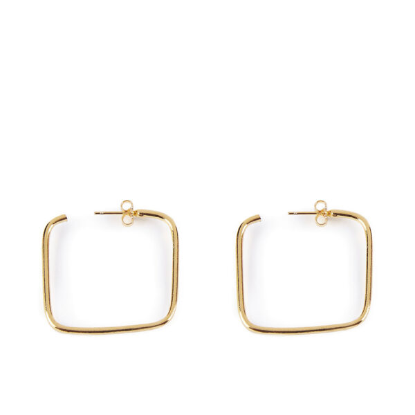 SHABAMA MOORE SQUARES earrings #shiny gold 1 u - NVA2000637