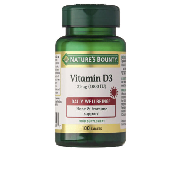 NATURE'S BOUNTY VITAMIN D3 1000 IU 100 tablets - NVA0579096