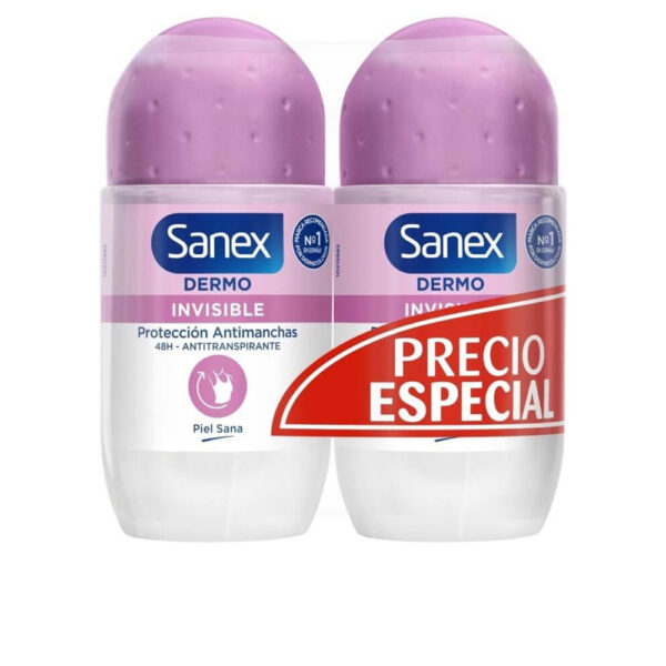 SANEX DERMO INVISIBLE DEO ROLL-ON LOT 2 x 50 ml - NVA1463325