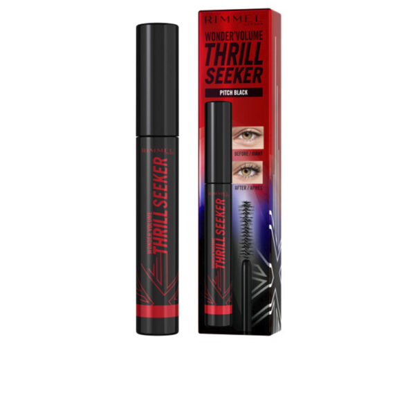 RIMMEL LONDON WONDER' VOLUME THRILL SEEKER mascara #004-pitch black 8 ml - NVA4788444