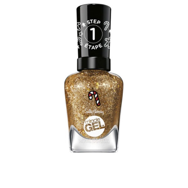 SALLY HANSEN MIRACLE GEL nail polish #914-less bitter, more glitter 14.7 ml - NVA4545153