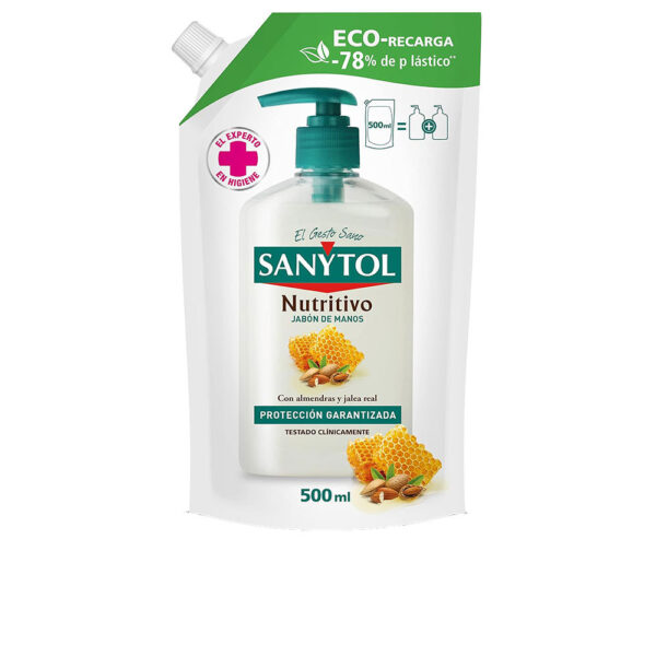 SANYTOL SANYTOL REPLACEMENT ECO nourishing antibacterial soap 500 ml - NVA5007383