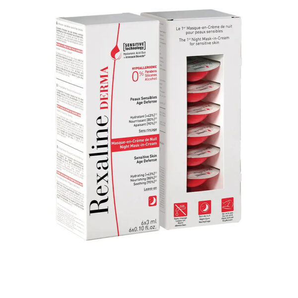 REXALINE DERMA night mask-in-cream 6 x 3 ml - NVA7002291