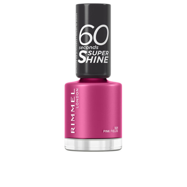 RIMMEL LONDON 60 SECONDS SUPER SHINE nail polish #321 -pink fields 8 ml - NVA4789939