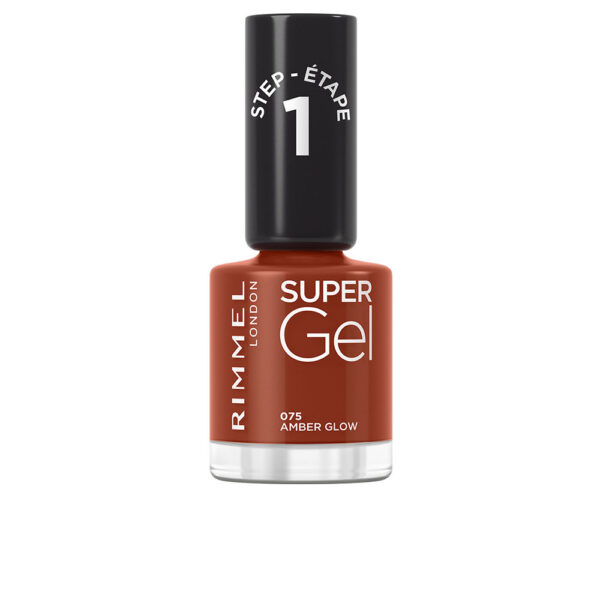 RIMMEL LONDON SUPER GEL nail polish #075-amber glow 12 ml - NVA4789816