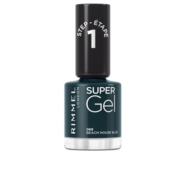 RIMMEL LONDON SUPER GEL nail polish #068-beach house blue 12 ml - NVA4789847