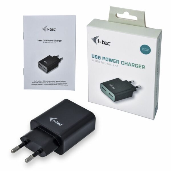 Φορτιστής USB Τοίχου i-Tec CHARGER2A4B - S7783168