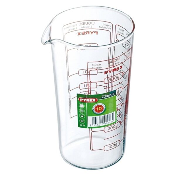 Ποτήρι Pyrex Classic Vidrio Διαφανές Γυαλί (0,5 L) - S2700382