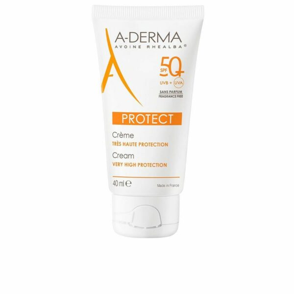 A-Derma Cream Protect Χωρίς Άρωμα Αντηλιακή Κρέμα Προσώπου SPF50 40ml - NVA0202120