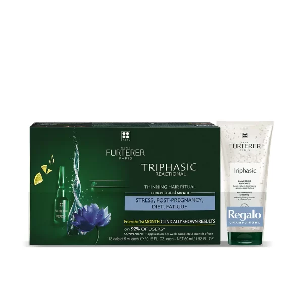 RENE FURTERER TRIPHASIC REACCIONAL ANTI-HAIR LOSS RITUAL LOT 2 pz - GETNVA9377249-1