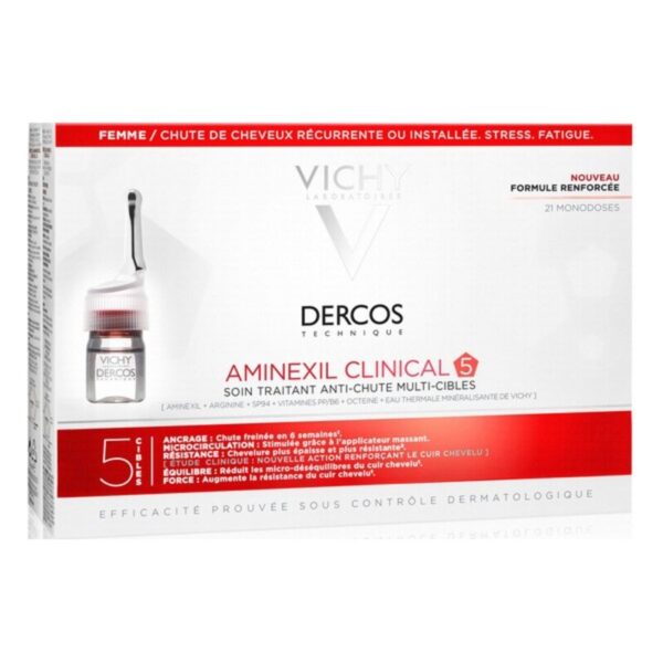 VICHY DERCOS aminexil clinical soin traitant anti-chute 21 x 6 ml - NVA5522786