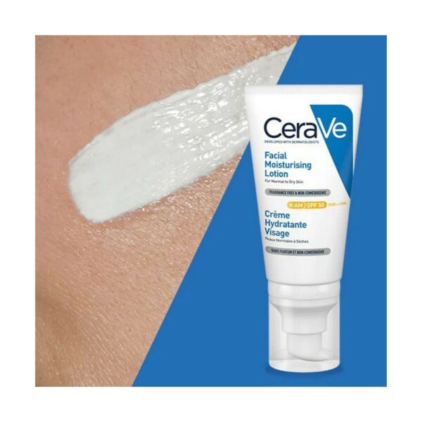 CERAVE FACIAL MOISTURISING LOTION SPF50 for normal to dry skin 52 ml - PARC-C2-027-01