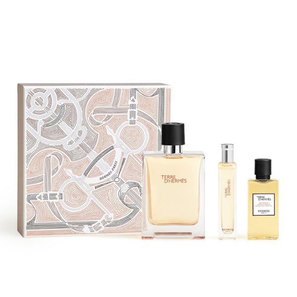 Hermes Terre D'Hermes Giftset Edt Spray 100/Edt Spray 15ml/Shower Gel 40ml set x 155 ml - PARP-HT-040-61