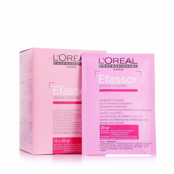 L'ORÉAL PROFESSIONNEL PARIS EFASSOR décapant moussant poudré 12 x 28 g - NVA0011595