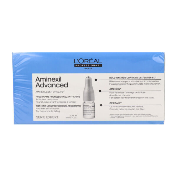 L'ORÉAL PROFESSIONNEL PARIS AMINEXIL ADVANCED anti-hair loss activator 10 x 6 ml - NVA7109523