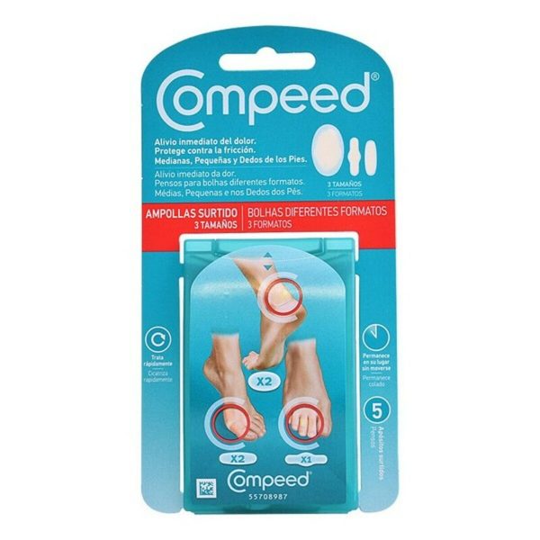 COMPEED AMPOLLAS surtido 3 tamaños 5 apósitos - NVA1347585