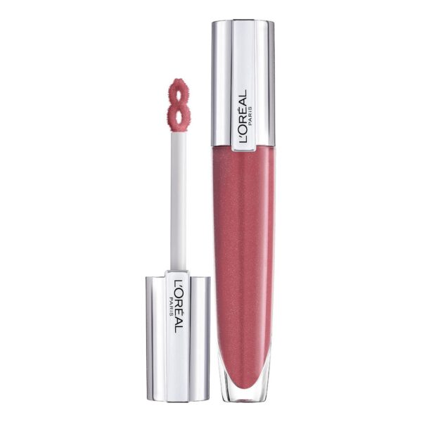 L'ORÉAL PARIS ROUGE SIGNATURE brilliant plump lip gloss #412-heighten - NVA3971367