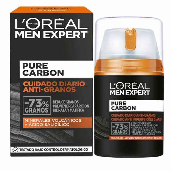 L'ORÉAL PARIS MEN EXPERT Καθημερινή περιποίηση καθαρού άνθρακα κατά των σπυριών 50 ml - NVA3979363