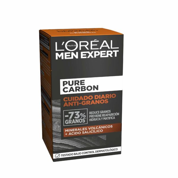 L'ORÉAL PARIS MEN EXPERT Καθημερινή περιποίηση καθαρού άνθρακα κατά των σπυριών 50 ml - NVA3979363