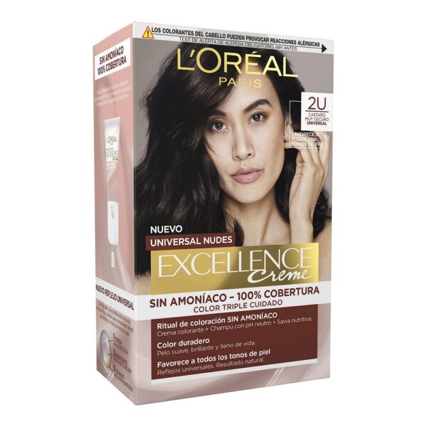 L'ORÉAL PARIS EXCELLENCE creme universal nudes tinte #2u-darkest brunette - NVA3999217