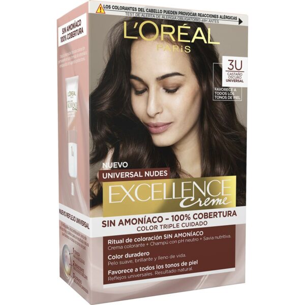 L'ORÉAL PARIS EXCELLENCE creme universal nudes tinte #3u-dark brunette - NVA3999224