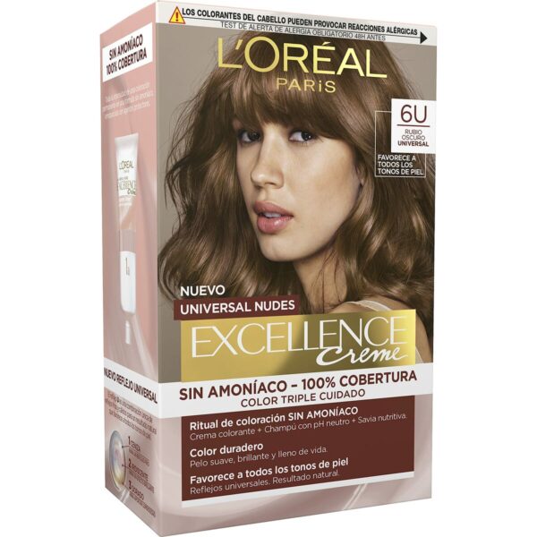 L'ORÉAL PARIS EXCELLENCE creme universal nudes tinte #6u-dark blonde - NVA3999255