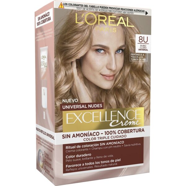 L'ORÉAL PARIS EXCELLENCE creme universal nudes tinte #8u-light blonde - NVA3999286