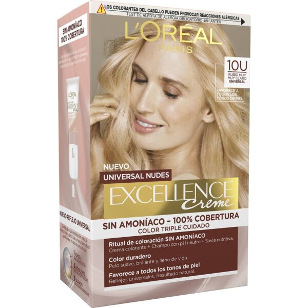 L'ORÉAL PARIS EXCELLENCE creme universal nudes tinte #10u-lightest blonde - NVA3999309