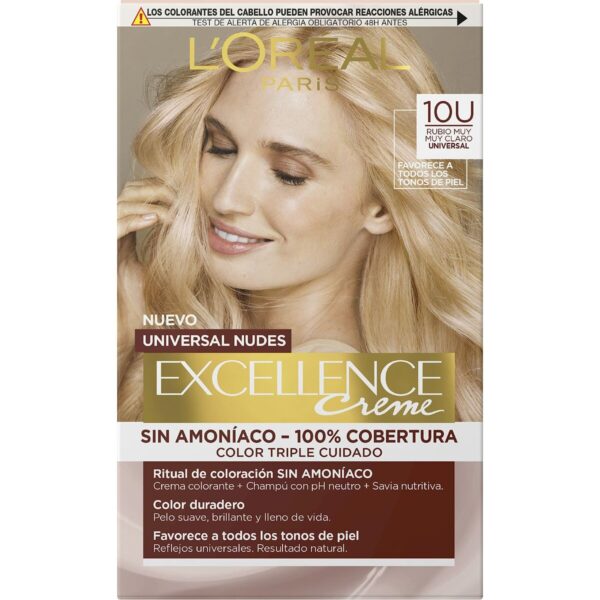 L'ORÉAL PARIS EXCELLENCE creme universal nudes tinte #10u-lightest blonde - NVA3999309