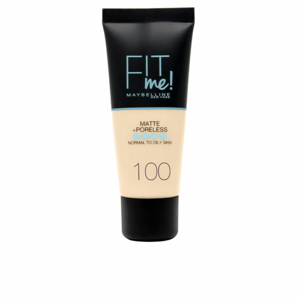 MAYBELLINE FIT ME! Foundation matte+poreless #100-warm ivory - NVA1369330