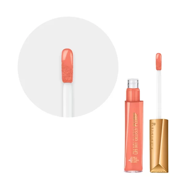 RIMMEL LONDON OH MY GLOSS! PLUMP lip gloss #531-Peach Pie 7 ml - NVA0776193