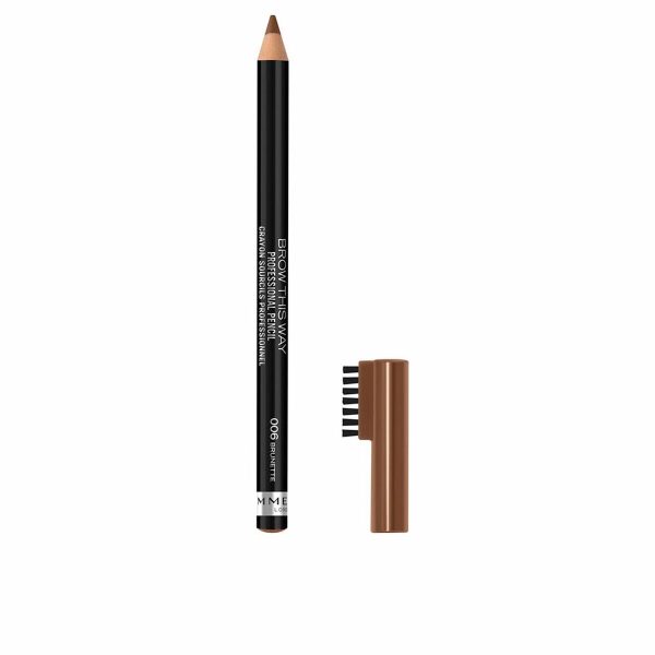 Μολύβι φρυδιών Rimmel London Brow This Way 006-brunette - NVA2476404