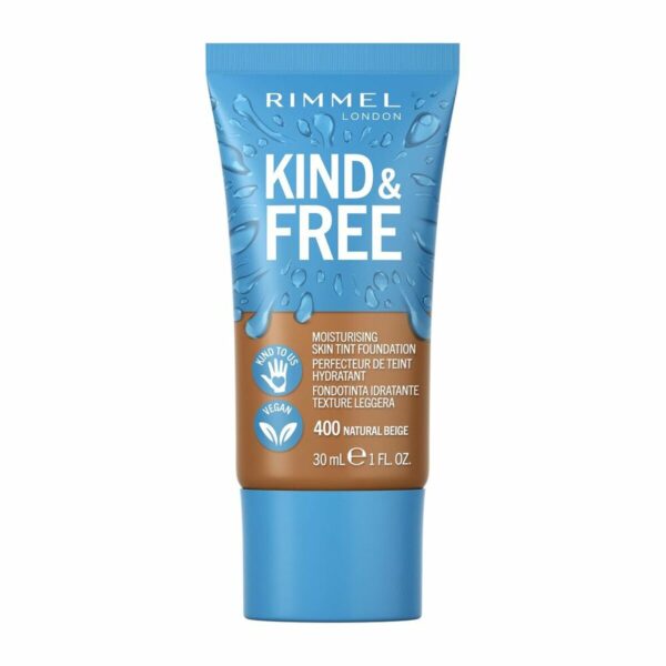 RIMMEL LONDON KIND & FREE skin tint foundation #400-natural beige 30 ml - NVA2990139