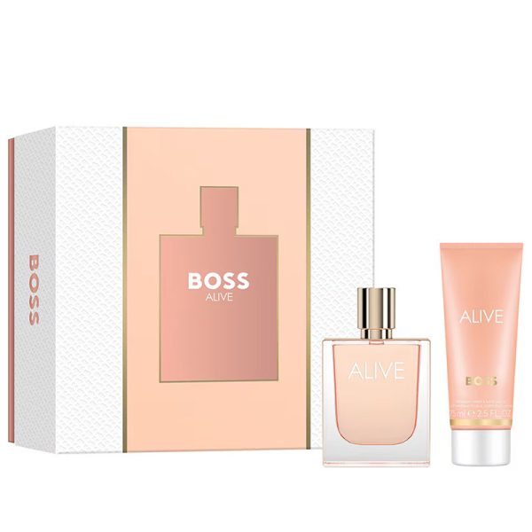 Hugo Boss Alive Giftset Edp Spray 50ml/Body Milk 75ml set x 125 ml - PARO-QB-040-15