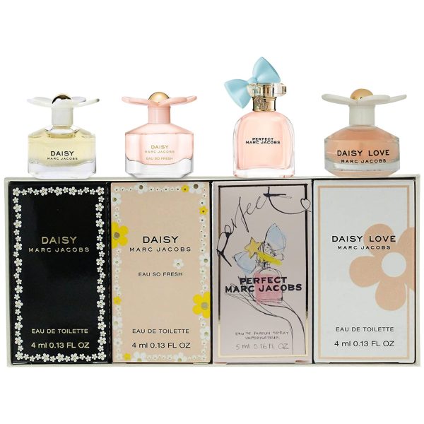 Marc Jacobs Minature Set Woman Daisy 4ml/Daisy Eau So Fresh 4ml/Daisy Love 4ml/Perfect 5ml set x 17 ml - PARM-MJ-004-03