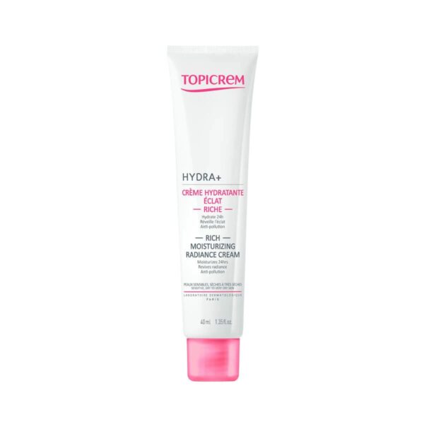 TOPICREM HYDRA+ rich illuminating moisturizing cream 40ml - NVA1704327