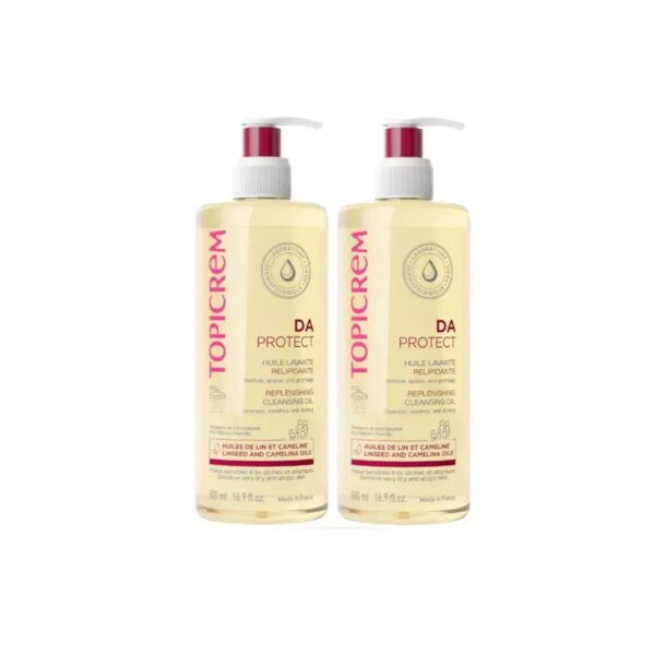 TOPICREM DA PROTECT replenishing cleansing oil pack 2 x 500 ml - NVA1705423