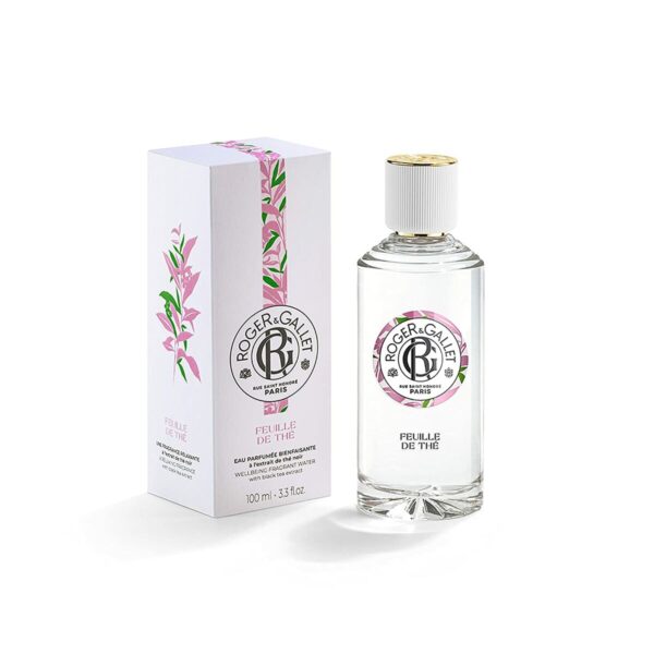 ROGER & GALLET FEUILLE DE THÉ eau parfumante bienfaisante spray 100 ml - PARU-W5-404-B1