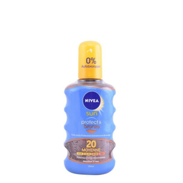 Λάδι Μαυρίσματος Nivea Protect & Bronze 200 ml Spf 20 Spray - S7919232