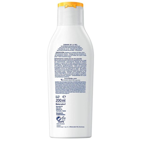 Αντηλιακή Κρέμα Nivea Protect&Sensitive Kids 200 ml Spf 50 - NVA0133045