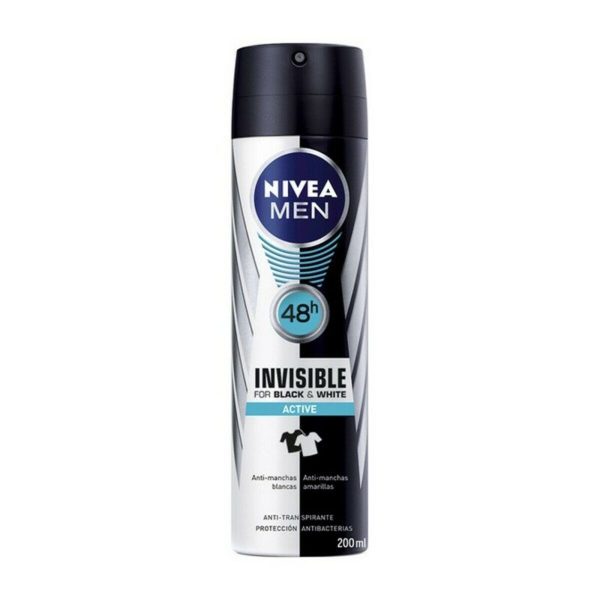 NIVEA MEN BLACK & WHITE ACTIVE deo spray 200 ml - NVA0386540