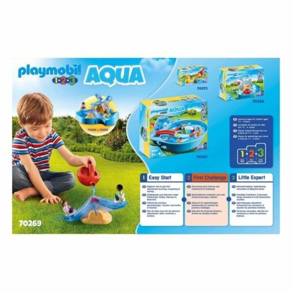 Playset 1,2,3 Water Rocker with Sprinkler Playmobil 70269 ( 7 pcs) - S2410530