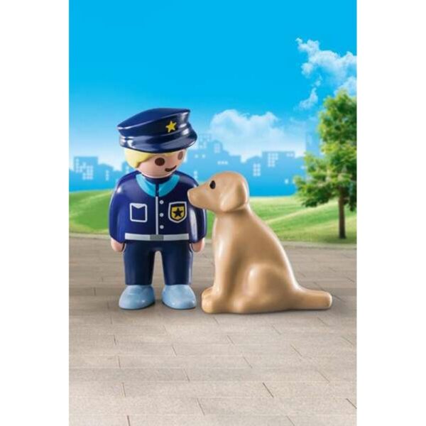 Playset Police with Dog 1 Easy Starter Playmobil 70408 (2 pcs) - S2410572