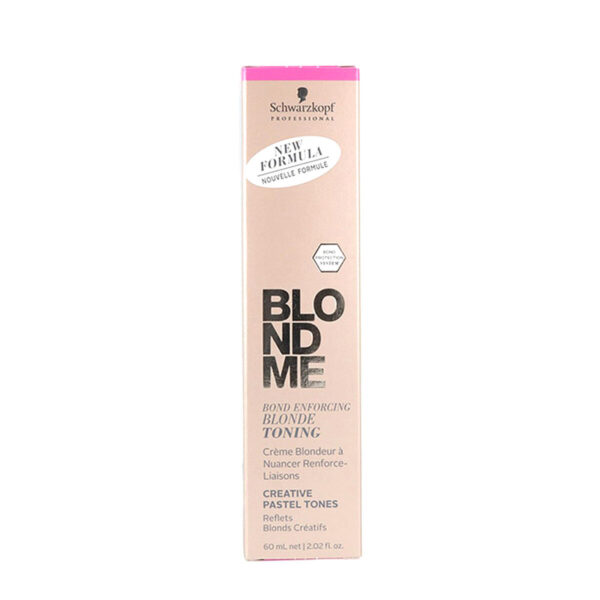 Μόνιμη Βαφή Blondme Toning Schwarzkopf Λιλά (60 ml) - S4244551