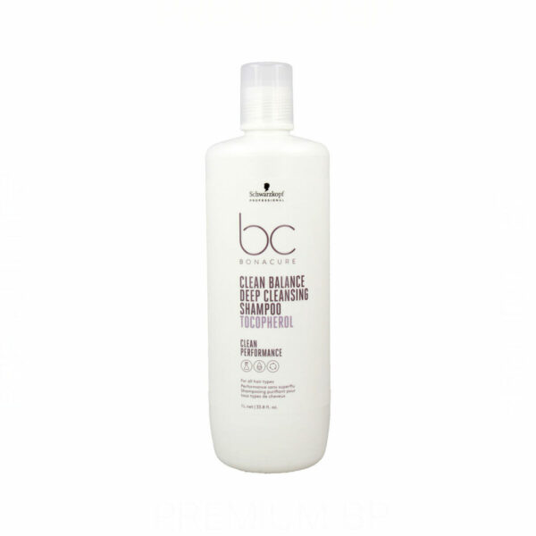 SCHWARZKOPF BC CLEAN BALANCE deep cleansing shampoo 1000 ml - NVA7725032