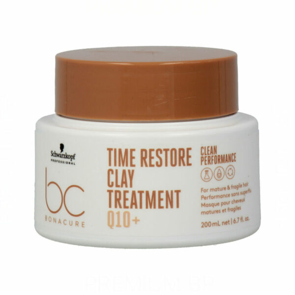 SCHWARZKOPF BC TIME RESTORE Q10+ clay treatment 200 ml - NVA7726510