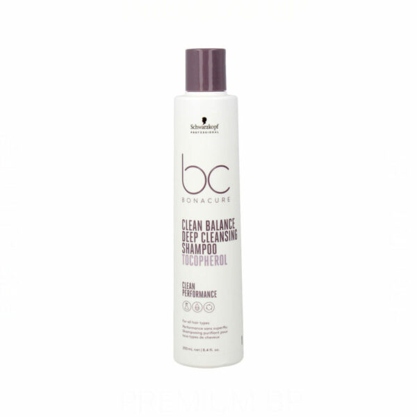 SCHWARZKOPF BC CLEAN BALANCE deep cleansing shampoo 250 ml - NVA7728897