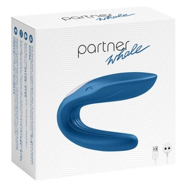 Συσκευή Δόνησης για Μασάζ Whale Couples Massager Satisfyer Μπλε - S9402610