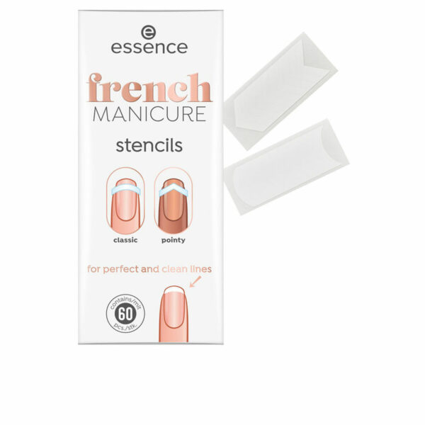 ESSENCE FRENCH manicure plantillas #01-french 60 u - NVA9422460